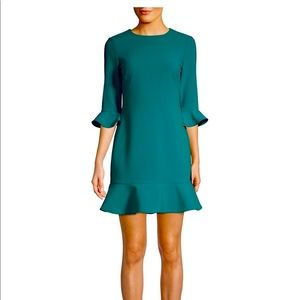 NWT Likely Leah Dress Green/Blue Sz 2